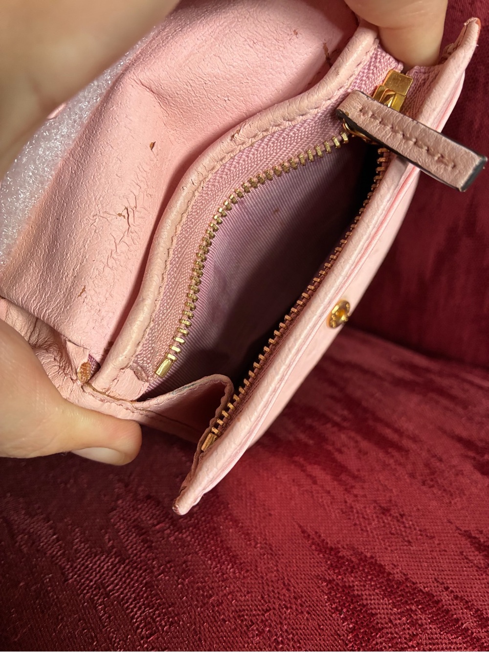 Gucci Floral GG Marmot Canvas Wallet in Pastel Pink and Multicolor - Picture 9 of 16